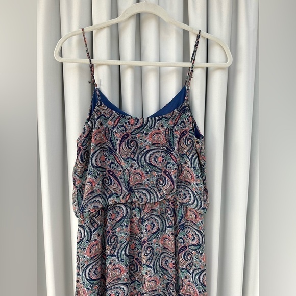 STITCHFIX Spaghetti Strap Maxi | Paisley Print | Small | GUC - Picture 7 of 11